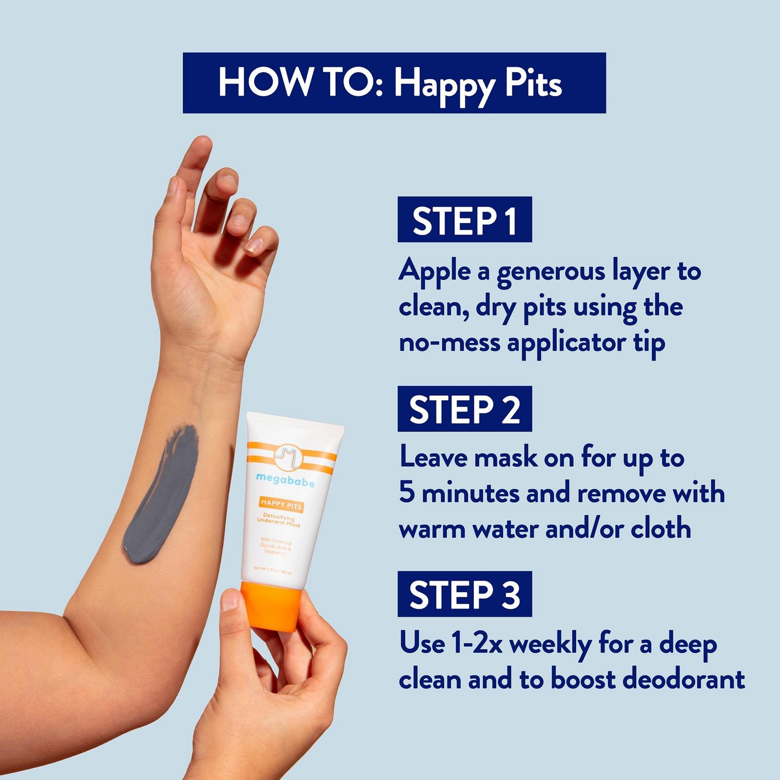 Happy Pits Detoxifying Underarm Mask