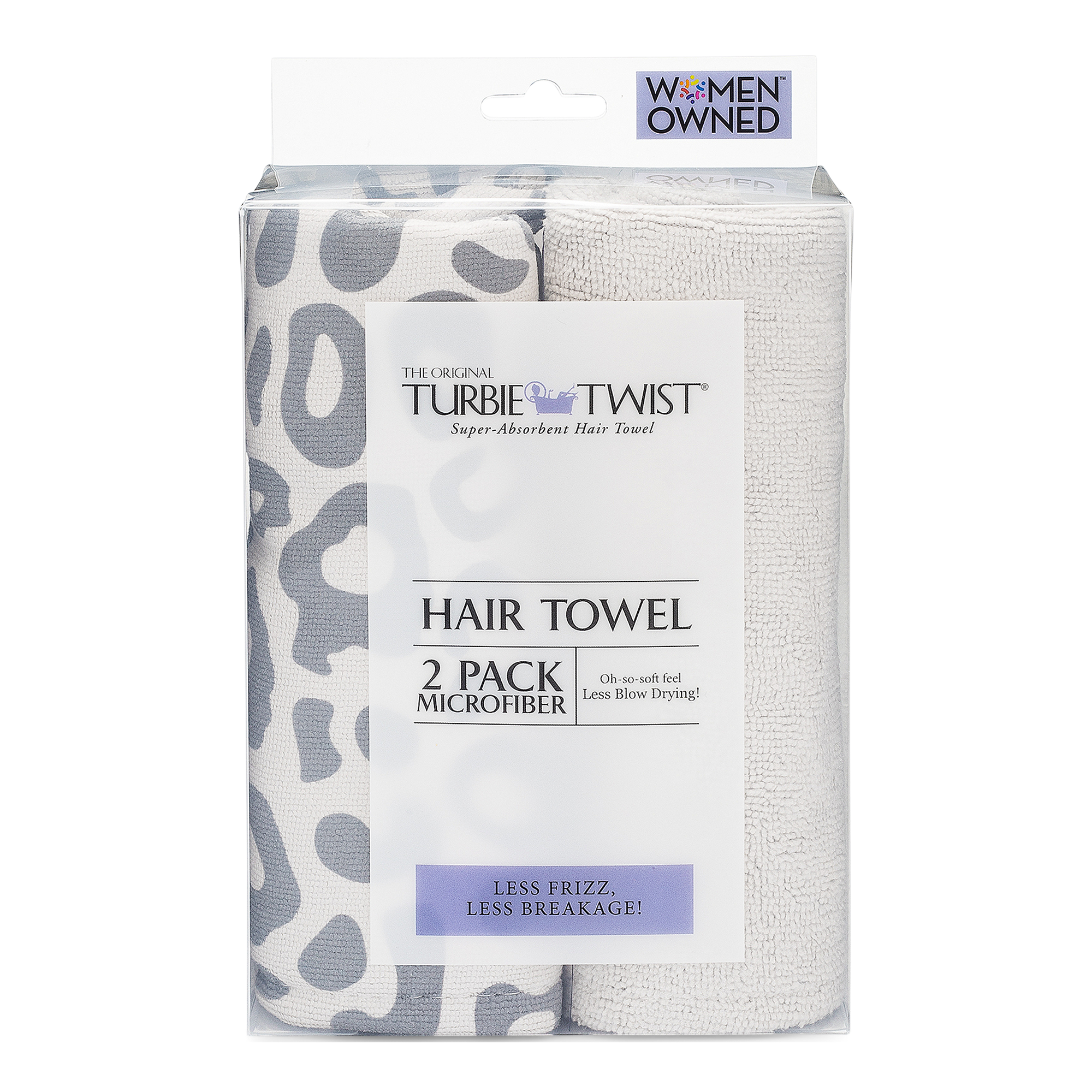 Turbie Twist Microfiber Hair Towel Twin Pack - Big Apple Buddy