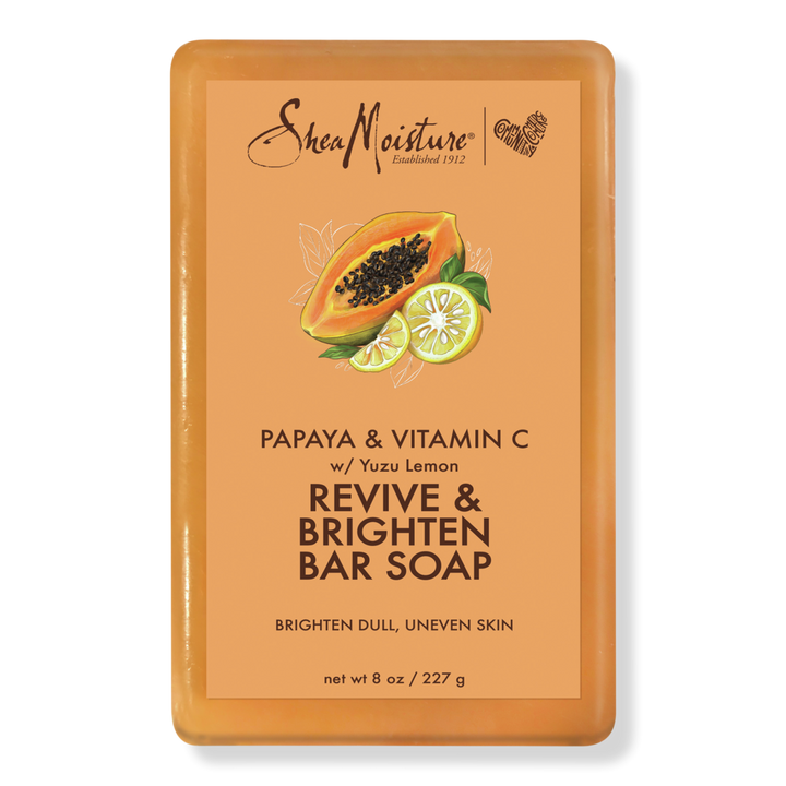 Papaya & Vitamin C Revive & Brighten Bar Soap SheaMoisture Ulta Beauty