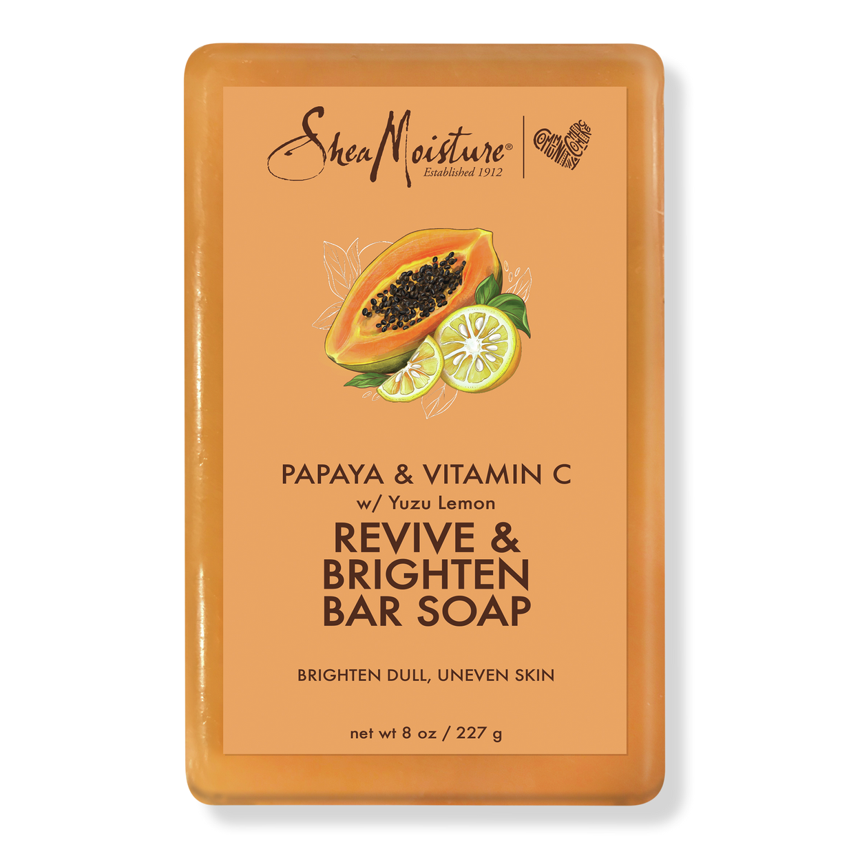 Shea Moisture Raw Butter Bar Soap, 8 Ounce, Pack of 2