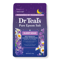 Pure Epsom Salt Soak, Sleep Blend with Melatonin, Lavender & Chamomile Essential Oils