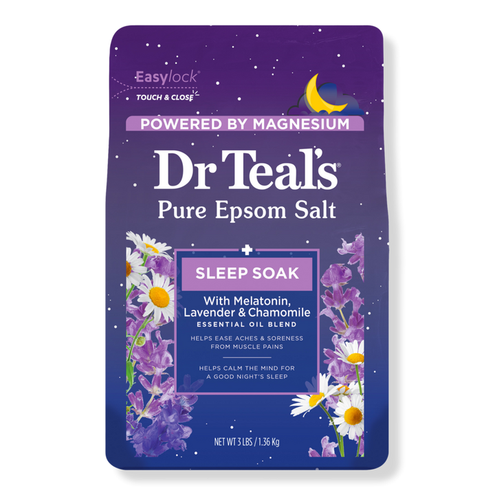 Dr Teal's Melatonin Sleep Soak Pure Epsom Salt #1