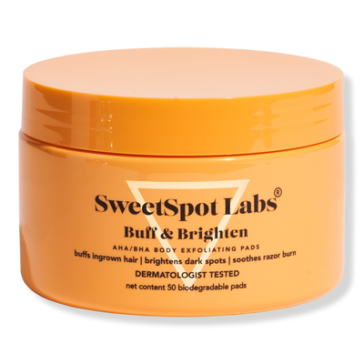 SweetSpot Labs Buff & Brighten AHA/BHA Body Exfoliating Pads