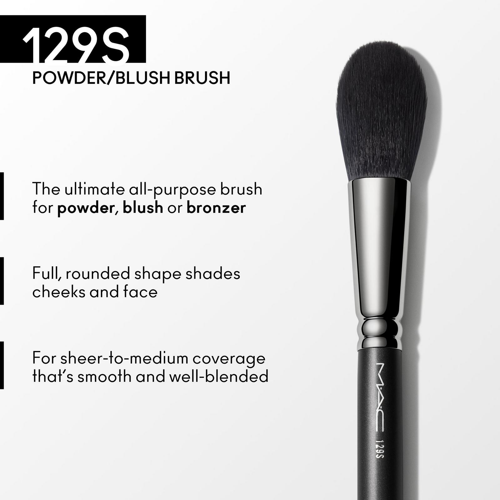 129 Synthetic Powder + Blush Makeup Brush