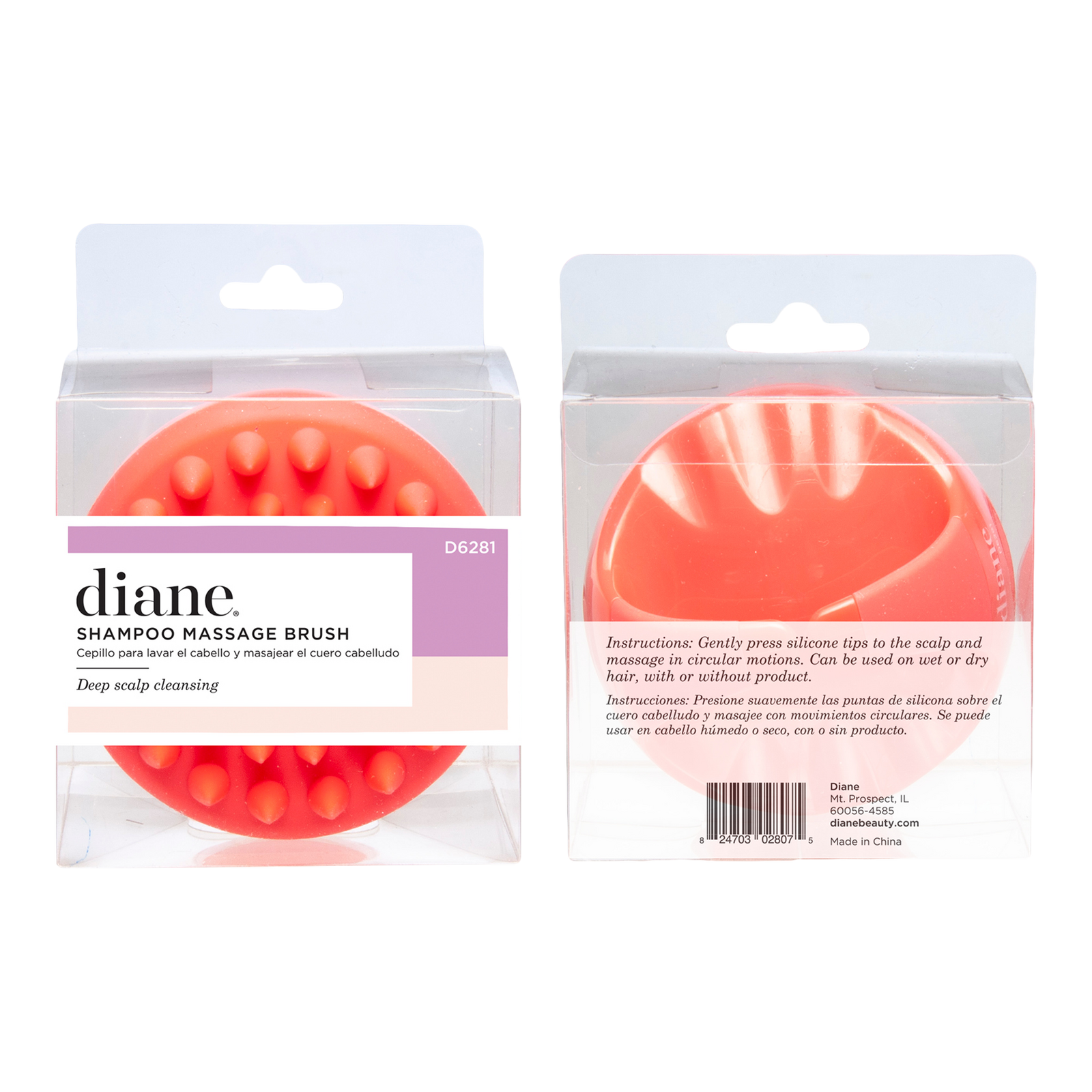 Deep Cleanse Shampoo Scalp Massage Brush