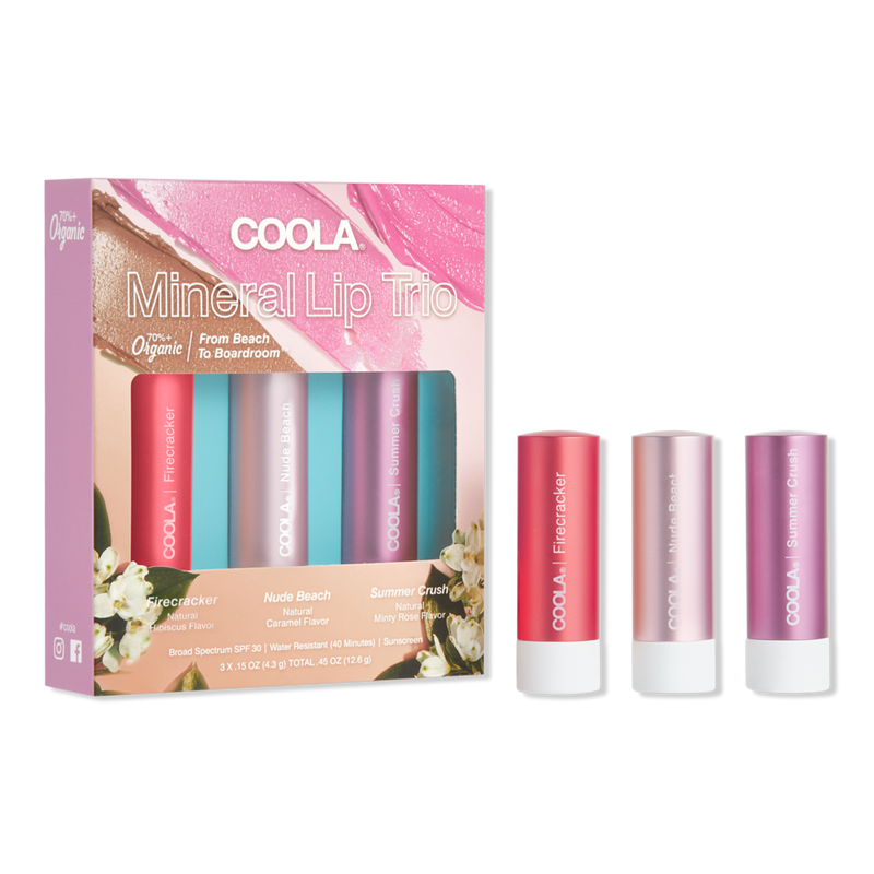 COOLA - Zinc Oxide Liplux Sunscreen Trio | Ulta Beauty