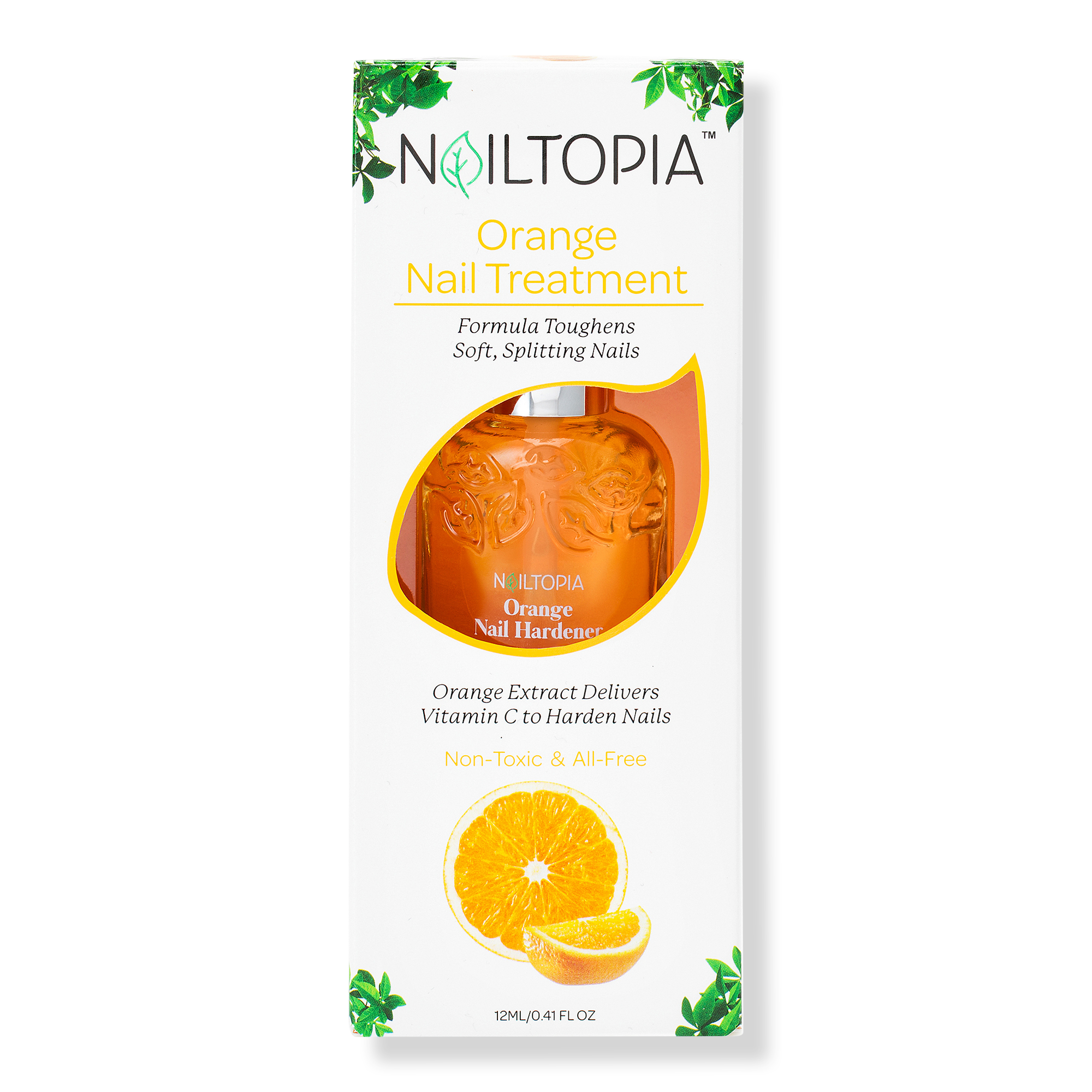 Nailtopia Orange Nail Treatment #1