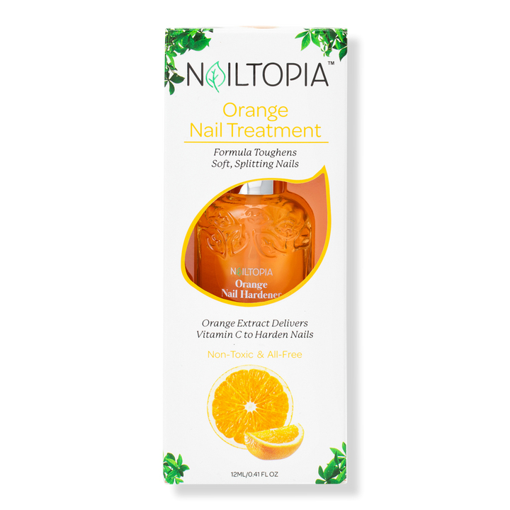 Nailtopia Orange Nail Treatment #1