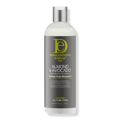 Design Essentials Almond & Avocado Moisturizing & Detangling Sulfate-Free Shampoo
