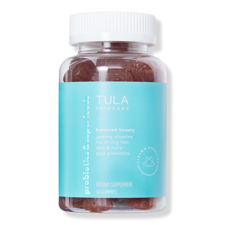 Tula Balanced Beauty Gummy Vitamins for Strong Hair, Skin & Nails Plus Probiotic #1