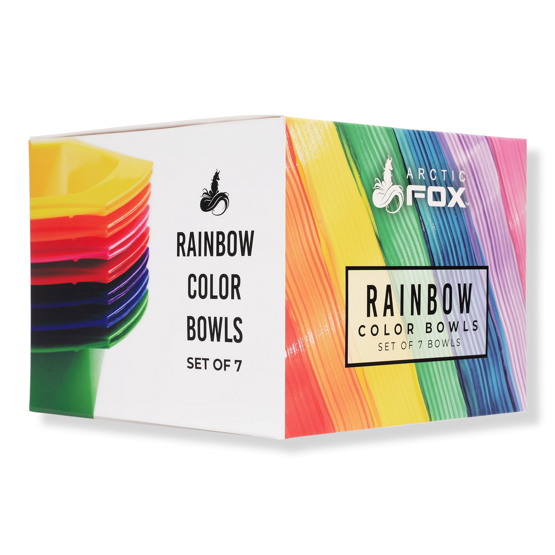 Arctic Fox Rainbow Color Bowls #1