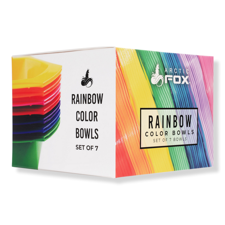 Arctic Fox Rainbow Color Bowls #1