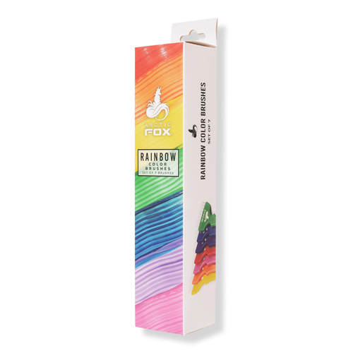 Arctic Fox Rainbow Color Brushes Set of 7