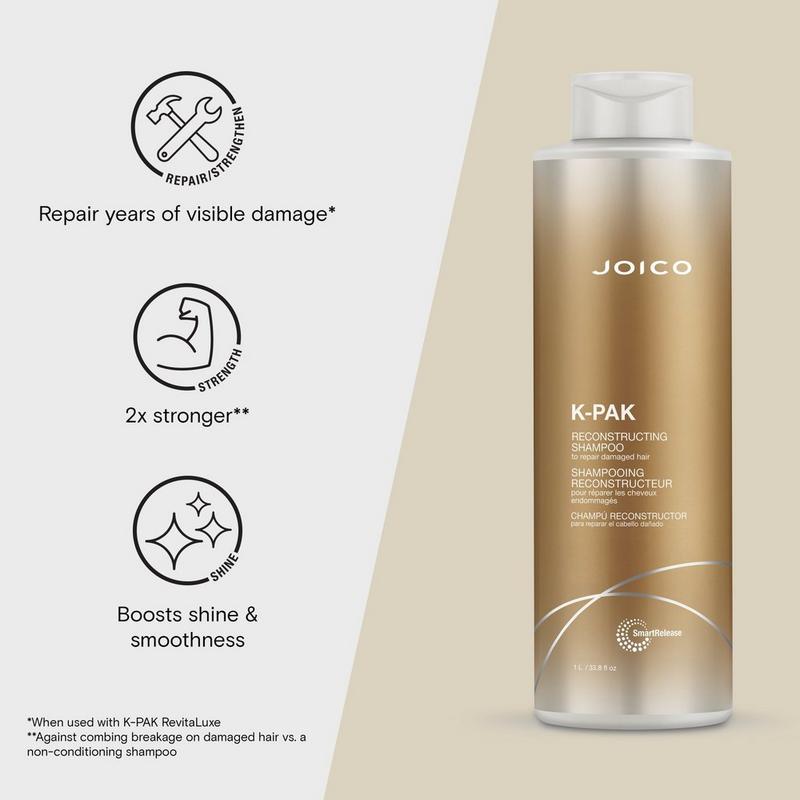 シャンプー kkk Joico - 33.8 oz K-PAK Reconstructing Shampoo to Repair Damaged