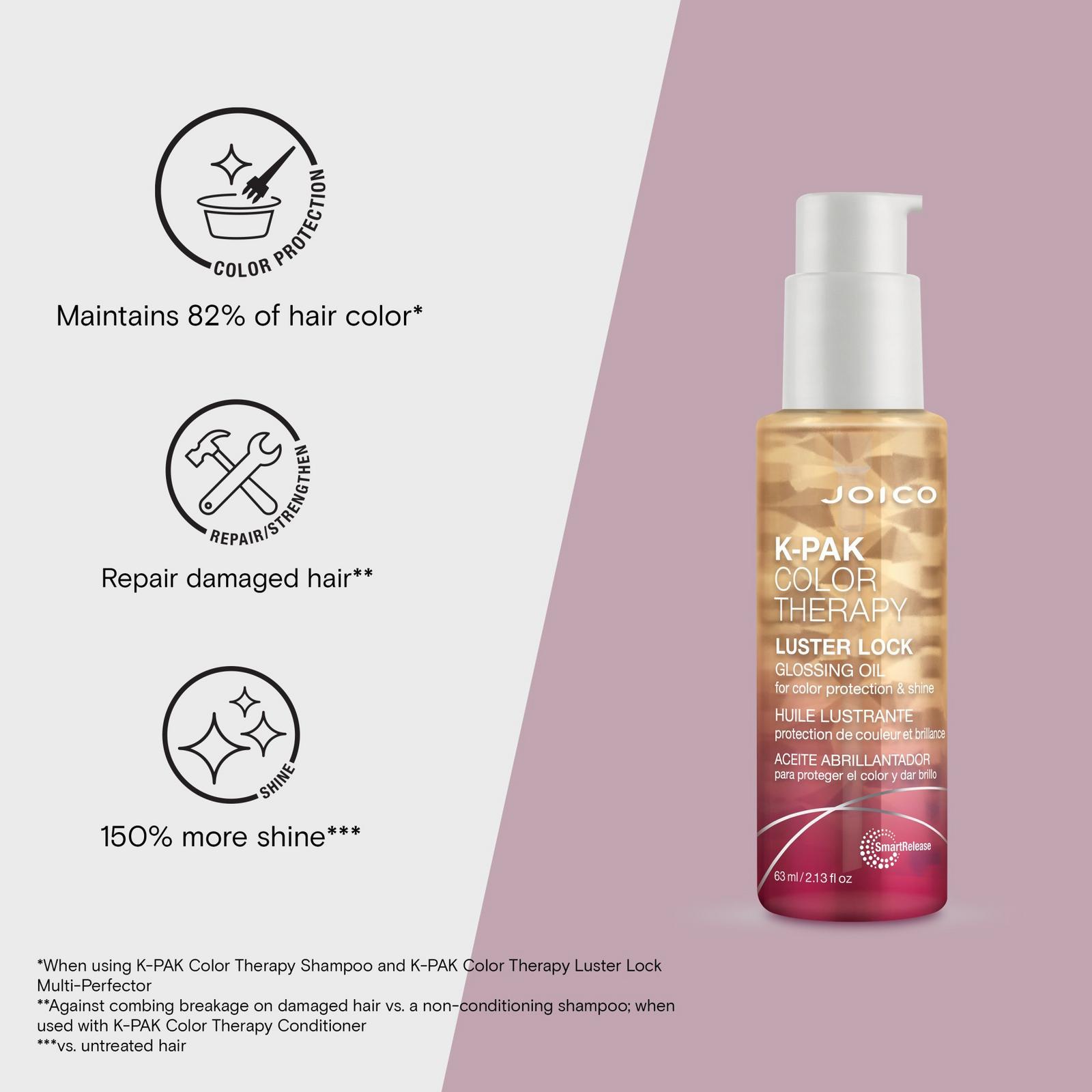 K-PAK Color Therapy Luster Lock Glossing Oil