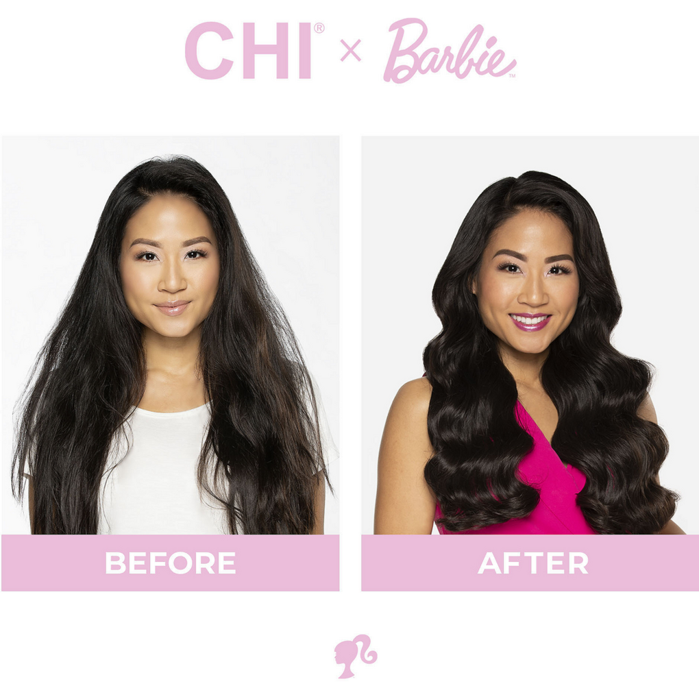 CHI x Barbie Dream Pink 1 1 4 Titanium Curling Iron