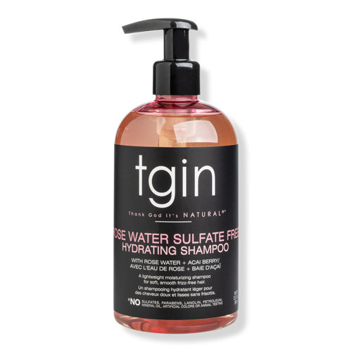tgin Rose Water Sulfate-Free Hydrating Shampoo