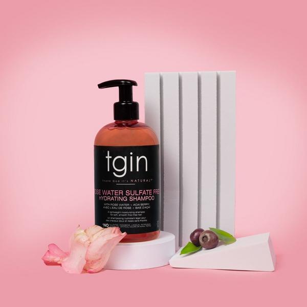 tgin Rose Water Sulfate-Free Hydrating Shampoo #3