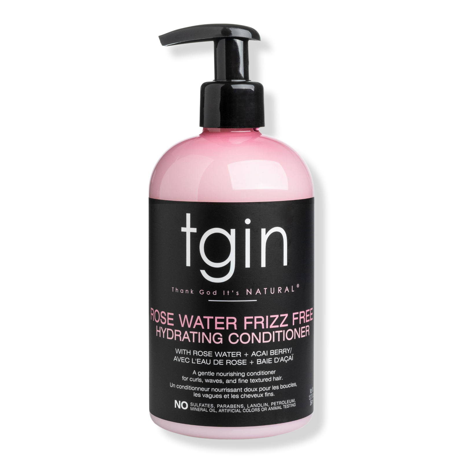 TGIN Rose Water Frizz Free Hydrating Conditioner (13oz)
