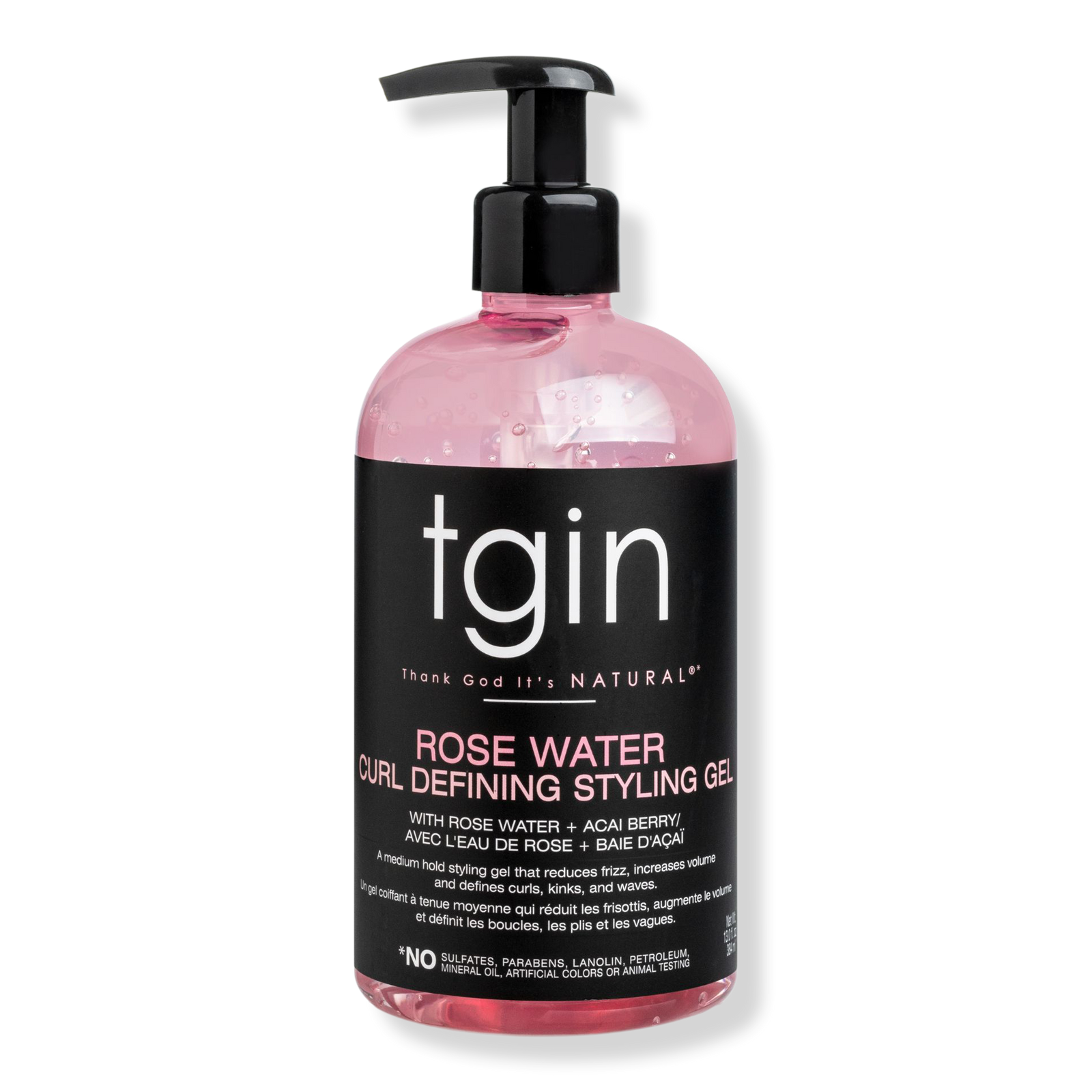 TGIN Rose Water Curl Defining Styling Gel (13oz)