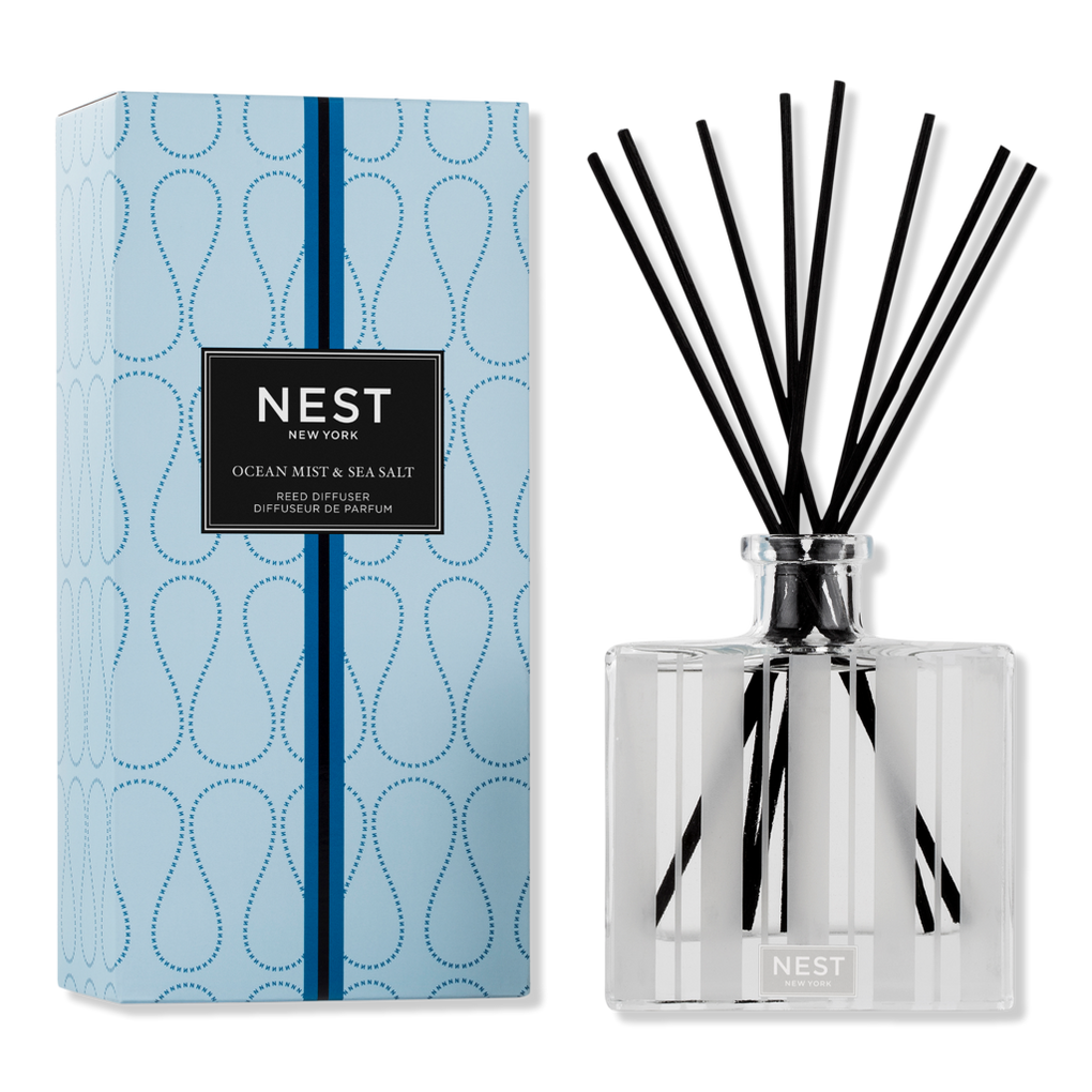 Capri Blue Reed Oil Diffuser - Volcano - Comes with Diffuser Sticks, Oil,  and Glass Bottle - Aromatherapy Diffuser - 8 Fl Oz - White