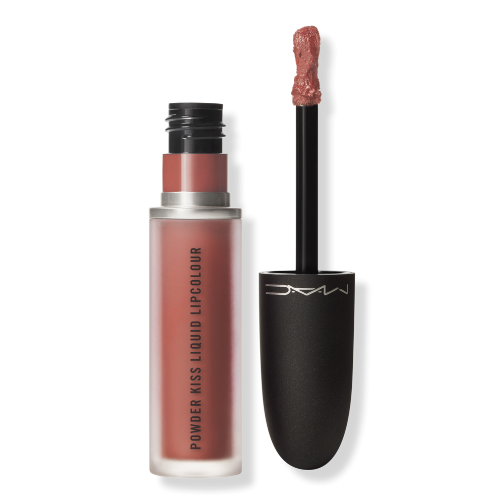 Mac Powder Kiss Liquid Lipcolor Longwear Lipstick - Over The Taupe