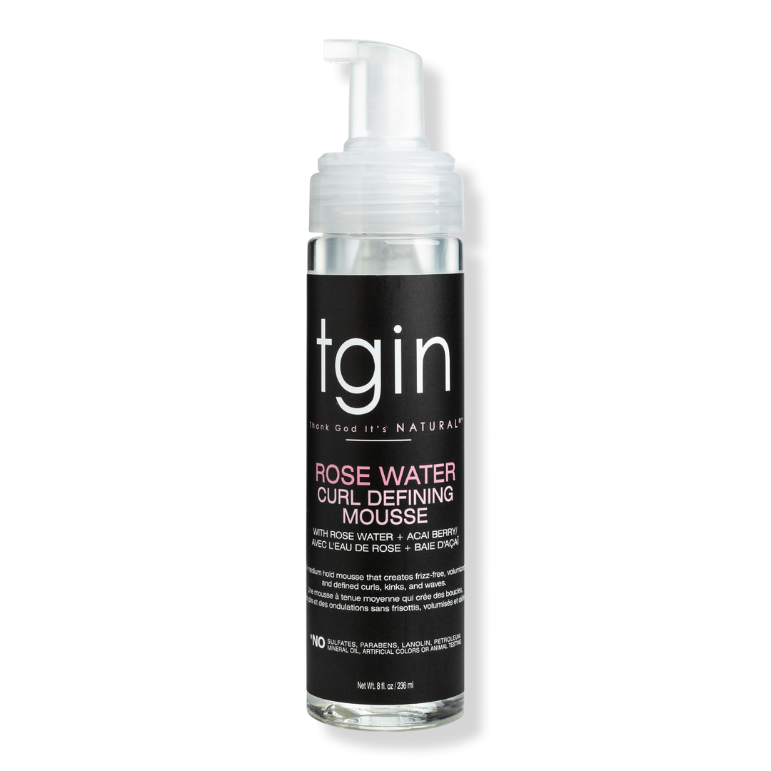 tgin Rose Water Curl Defining Mousse #1