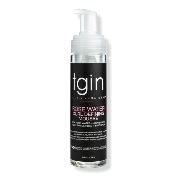 tgin Rose Water Curl Defining Mousse #1