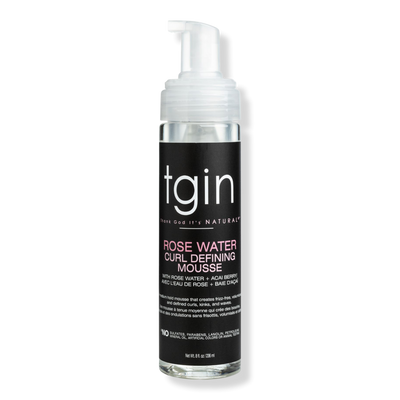 tgin Rose Water Curl Defining Mousse