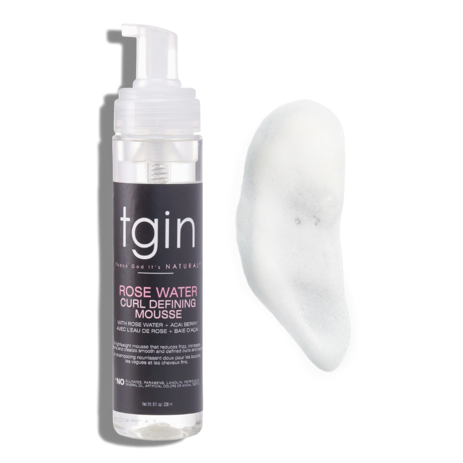 Rose Water Curl Defining Mousse