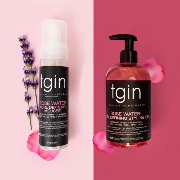 tgin Rose Water Curl Defining Mousse #5