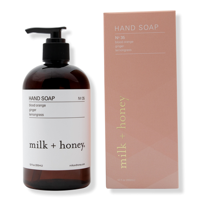 Milk + Honey Blood Orange, Ginger, Lemongrass Hand Soap No.35