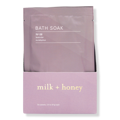 Milk + Honey Lavender, Eucalyptus Bath Soak No.08 Set