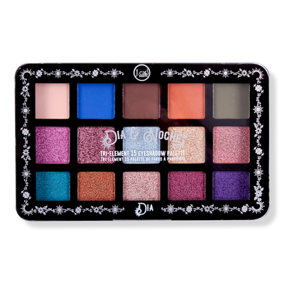 J.Cat Beauty Dia & Noche Tri-Element 15 Eyeshadow Palette - Dia