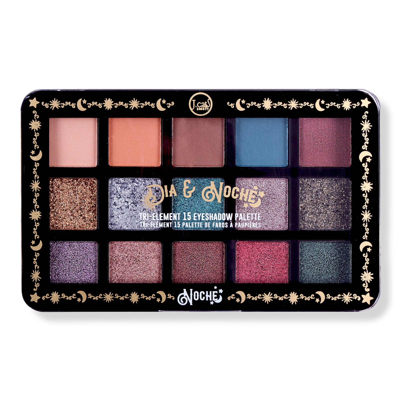 J.Cat Beauty - Dia & Noche Tri-Element 15 Eyeshadow Palette