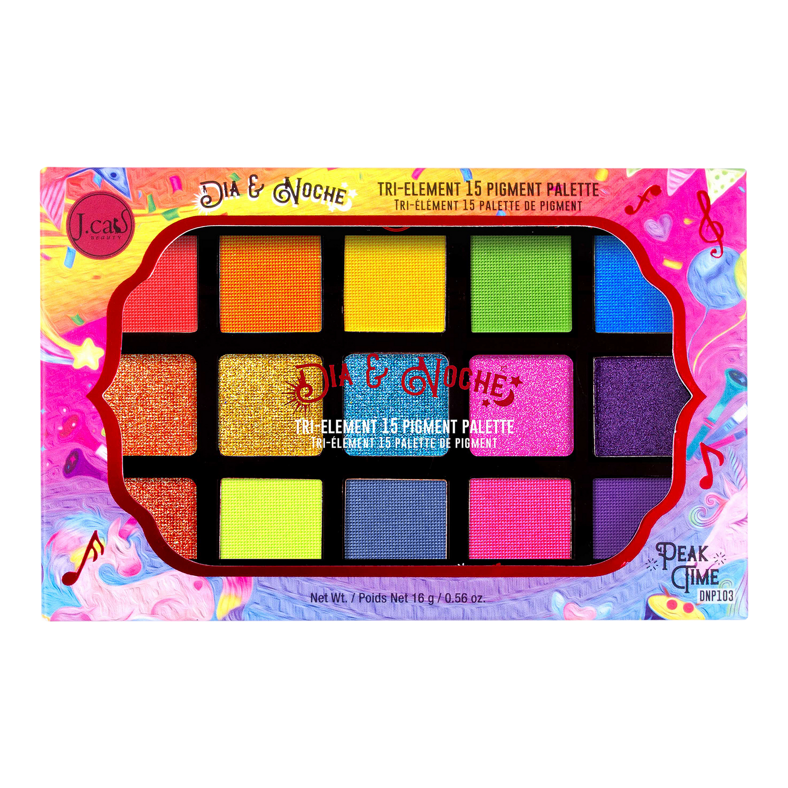 Dia & Noche Tri-Element 15 Eyeshadow Palette - Peak Time