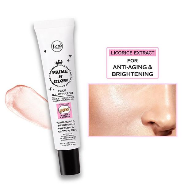 J.Cat Beauty Prime & Glow Face Illuminator Licorice Extract Pink #5