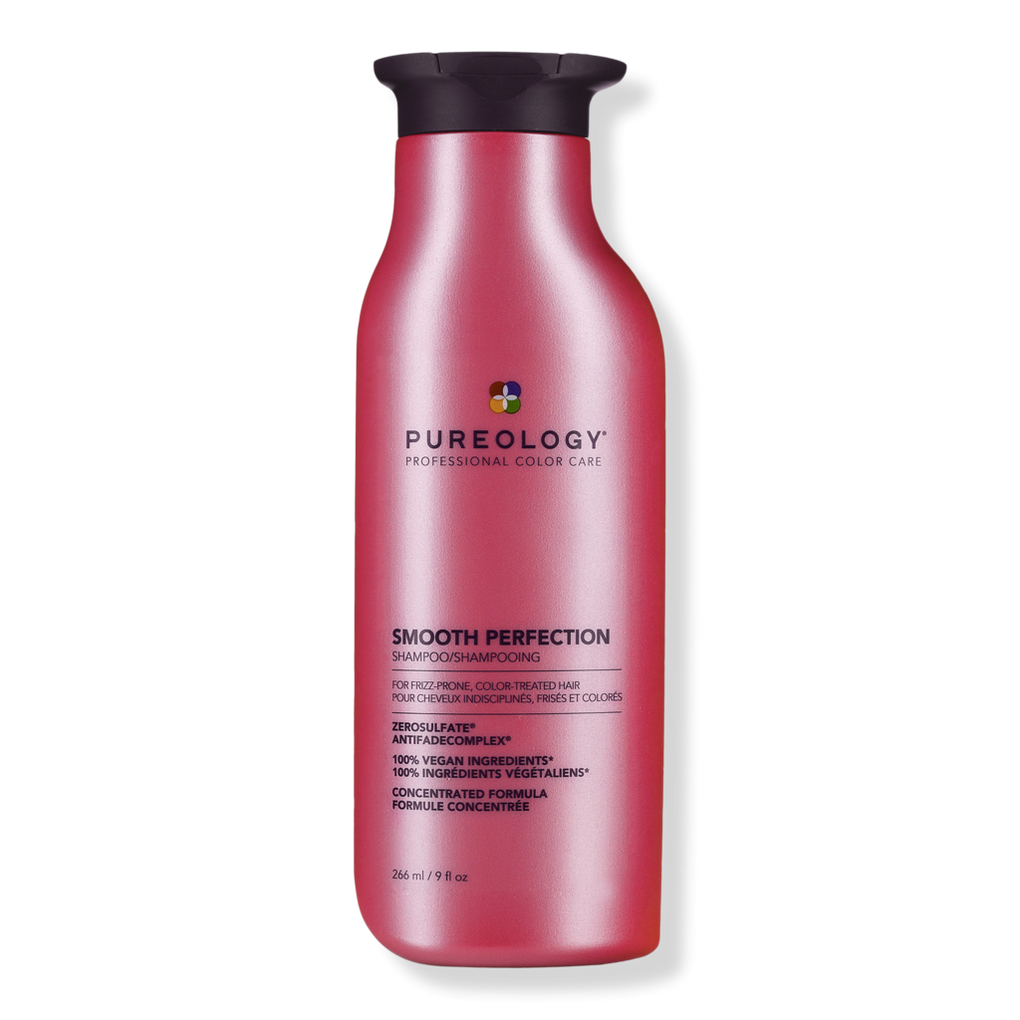 Pureology Smooth Perfection Anti Frizz Shampoo and Conditioner Set |  Smooths Hair & Color Safe | Sulfate-Free | Vegan | Paraben-Free