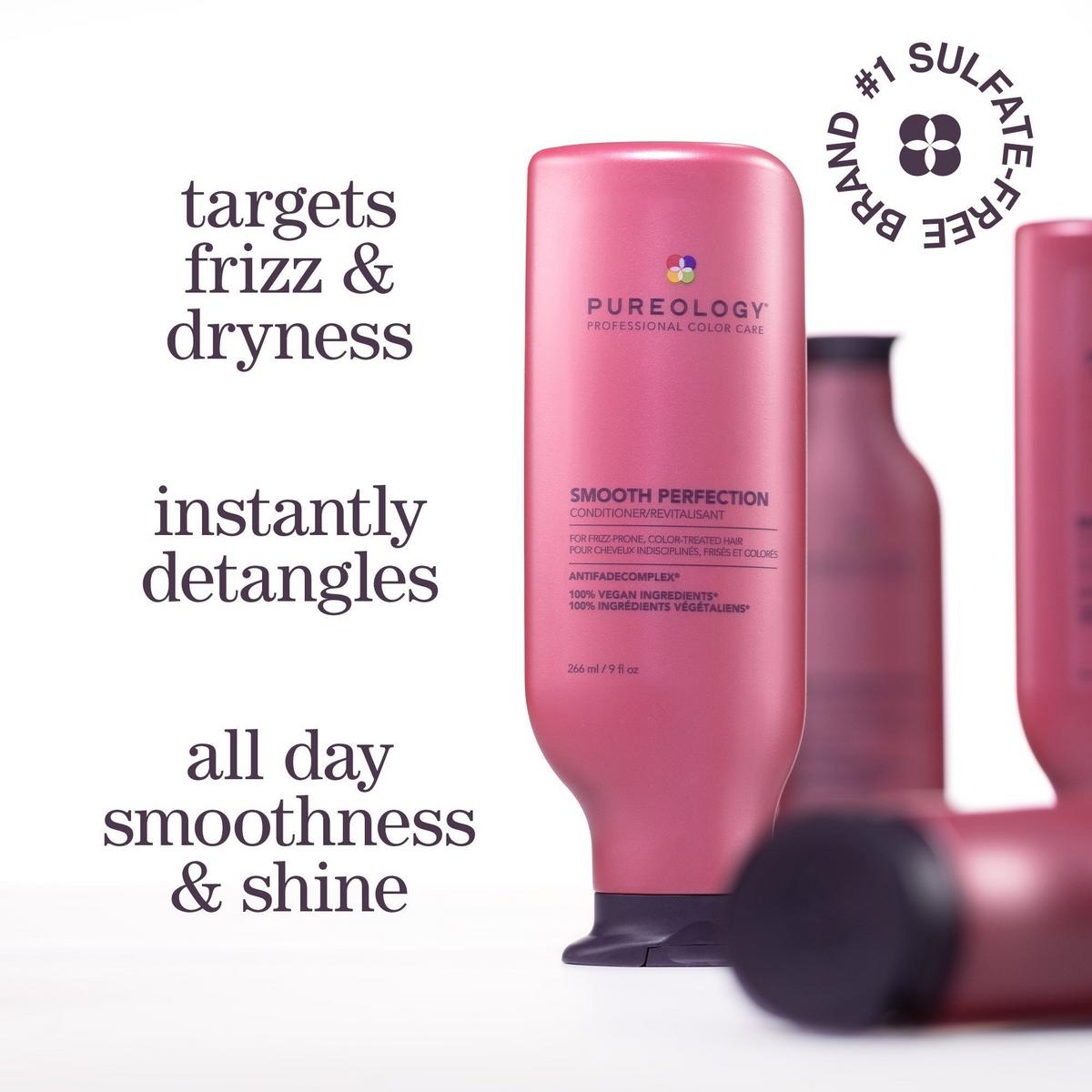 Pureology Smooth Perfection 1 2024 Liter Shampoo/Conditioner + Color Fanatic Spray