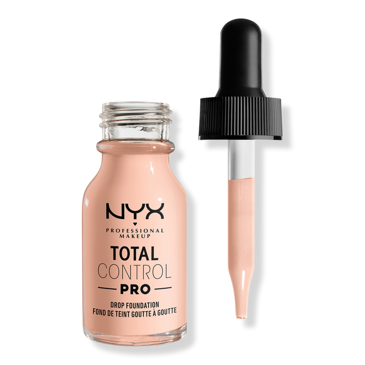 NYX Professional Makeup Total Control Pro Drop Skin-True Buildable Vegan Foundation #1