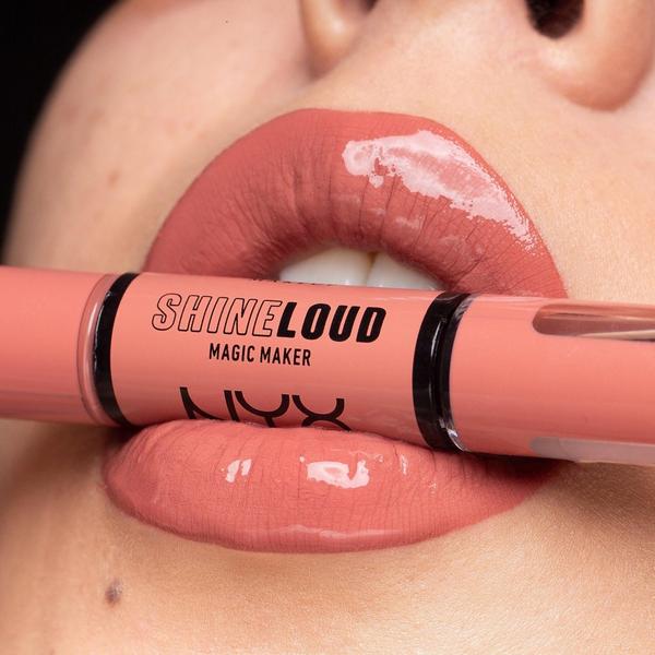 Lápiz Labial Líquido de Alto Brillo y Larga Duración Shine Loud 3