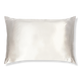 White Pure Silk Queen Pillowcase 