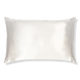 White Pure Silk King Pillowcase 