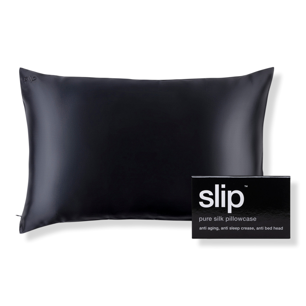 Slip Pure Silk Queen Pillowcase - Black In Black