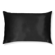 Black Pure Silk Queen Pillowcase 