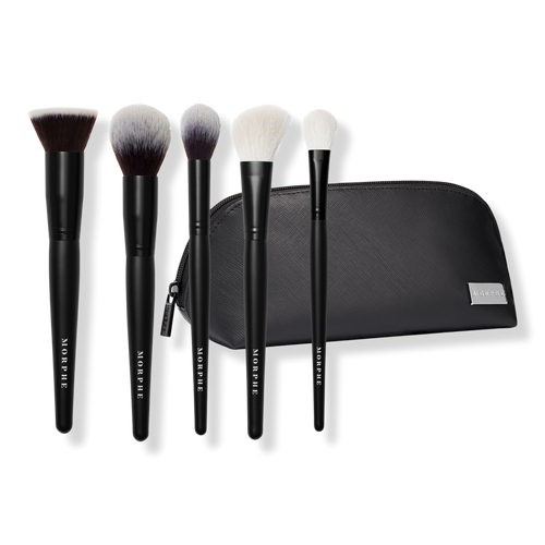 Face The Beat 5 Piece Face Brush Collection + Bag