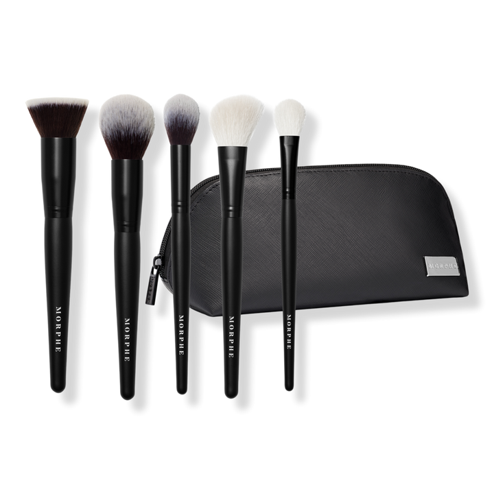 Face The Beat 5 Piece Face Brush Collection + Bag Morphe Ulta Beauty