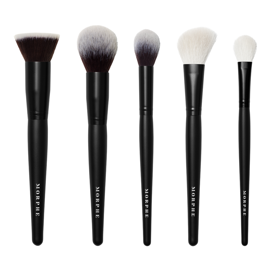 Face The Beat 5 Piece Face Brush Collection + Bag