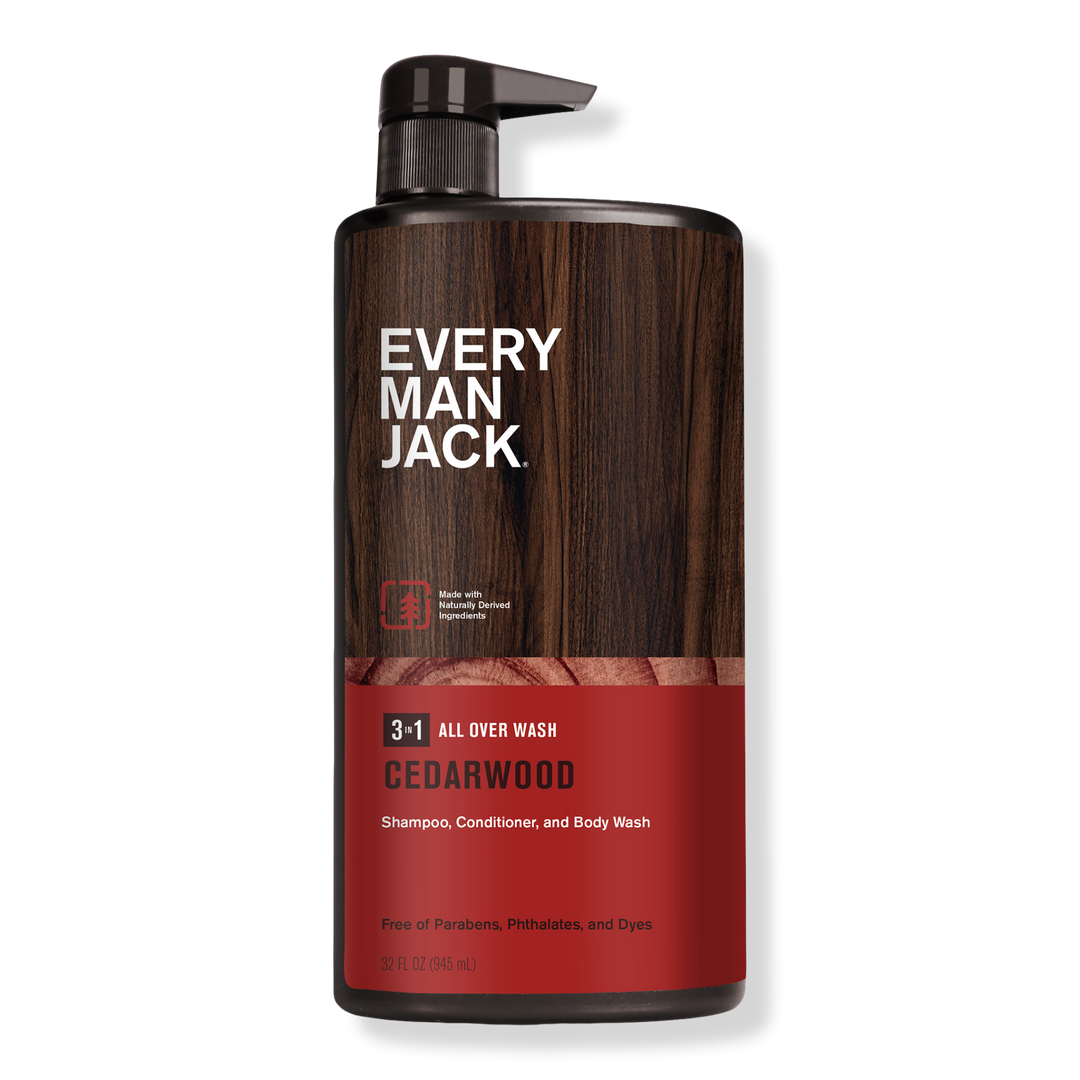 Every Man Jack Cedarwood Men's Hydrating 3-in-1 All Over Wash #1