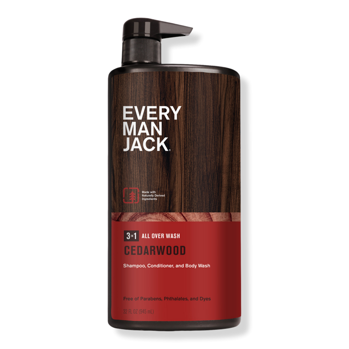 Every Man Jack Men's Hydrating Cedarwood 3-in-1 All Over Wash #1